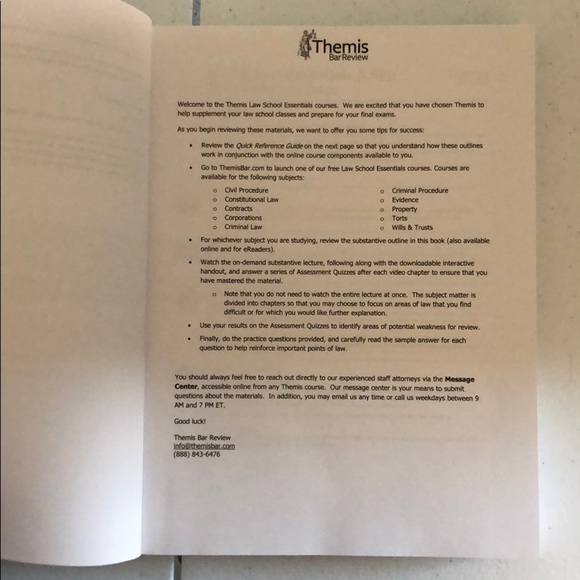 Themis Upper-Level Review Workbook. - Picture 2 of 2